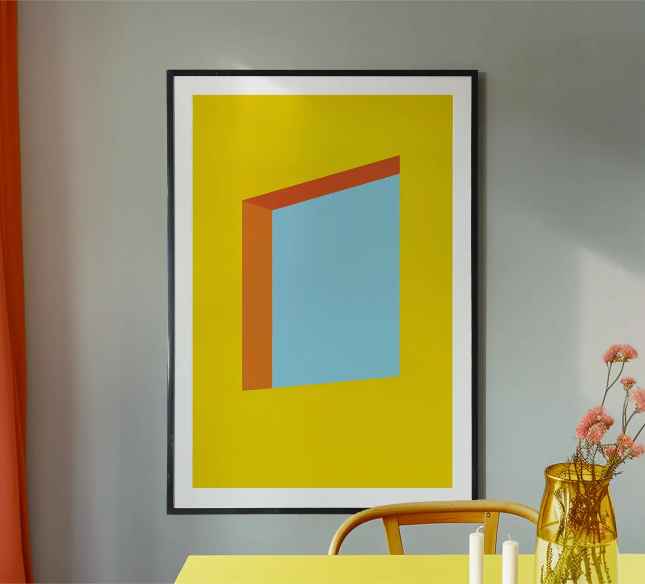 Summer Vibe poster con telaio in alluminio da galihstudio