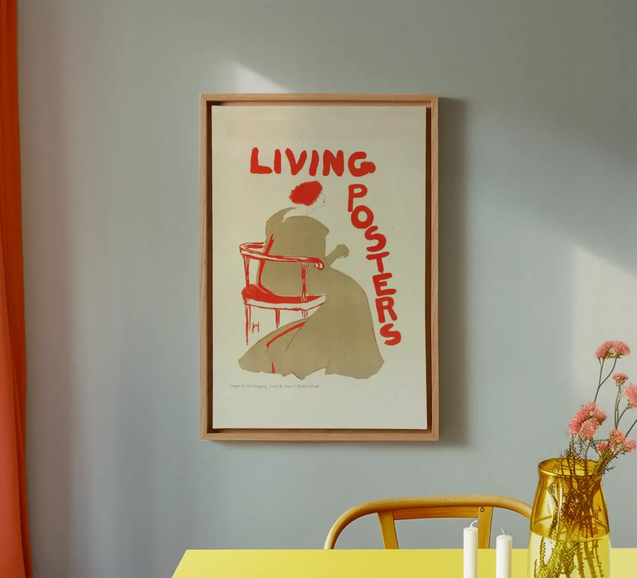 Living Posters- Frank S. Hazenplug tela con Cornice a cassetta da Artokoloro Quint Lox Ltd