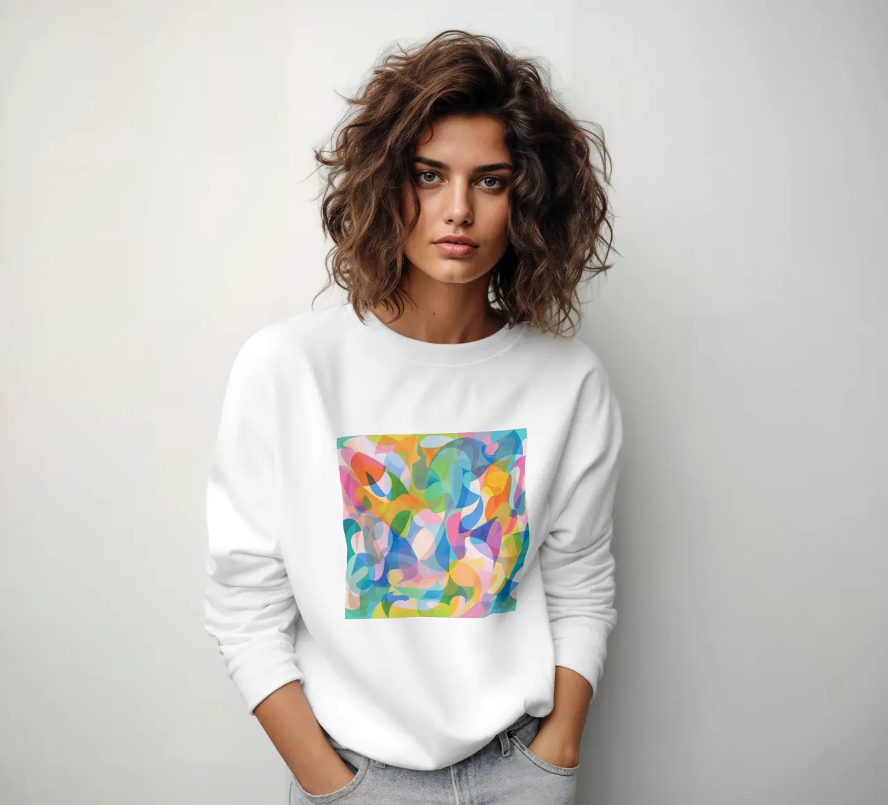Abstract Colors sweat de lovely lines