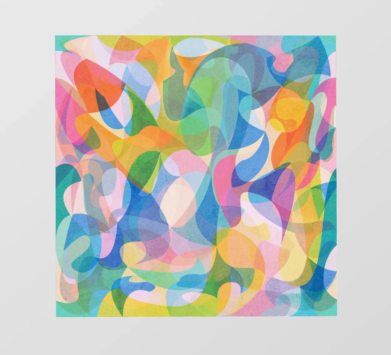 Abstract Colors telo in pvc da lovely lines