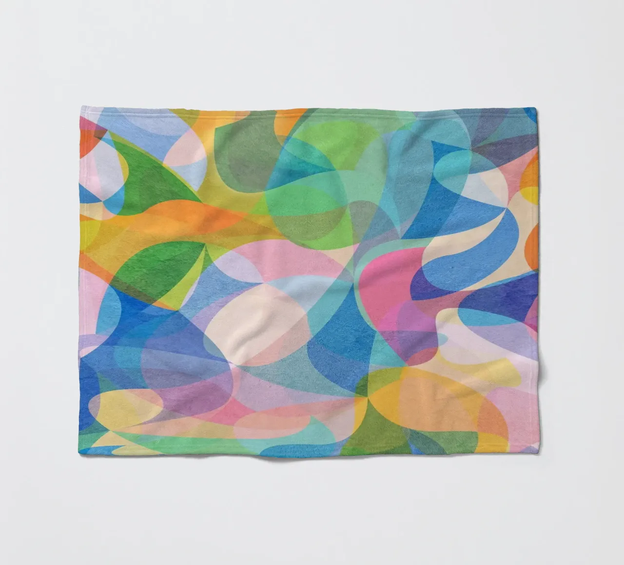 Abstract Colors coperta in pile da lovely lines