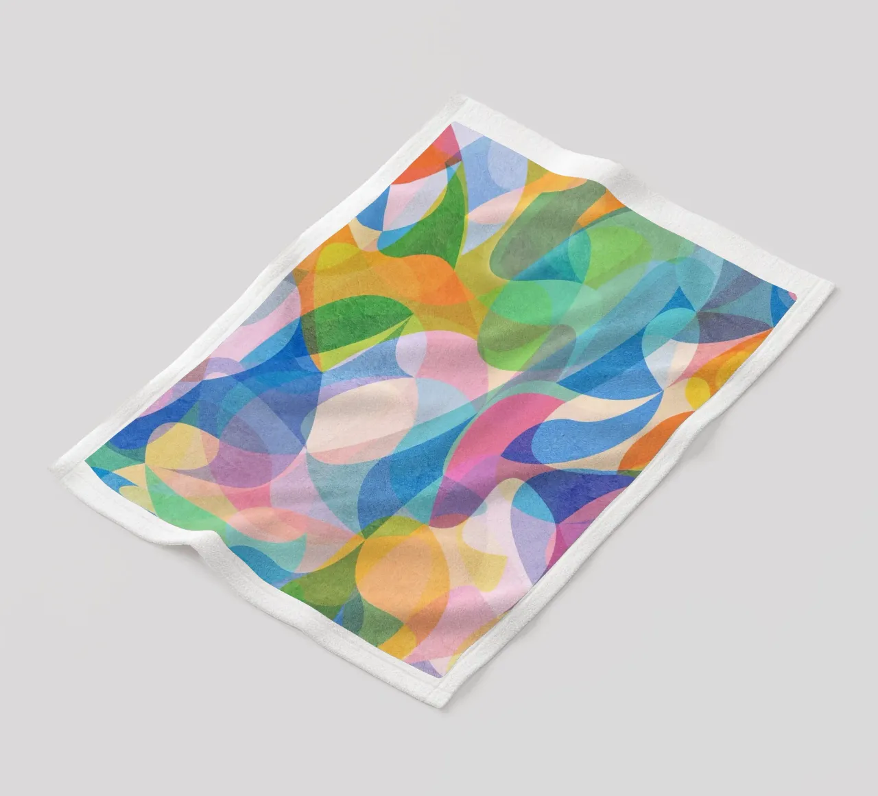 Abstract Colors coperta in pile da lovely lines