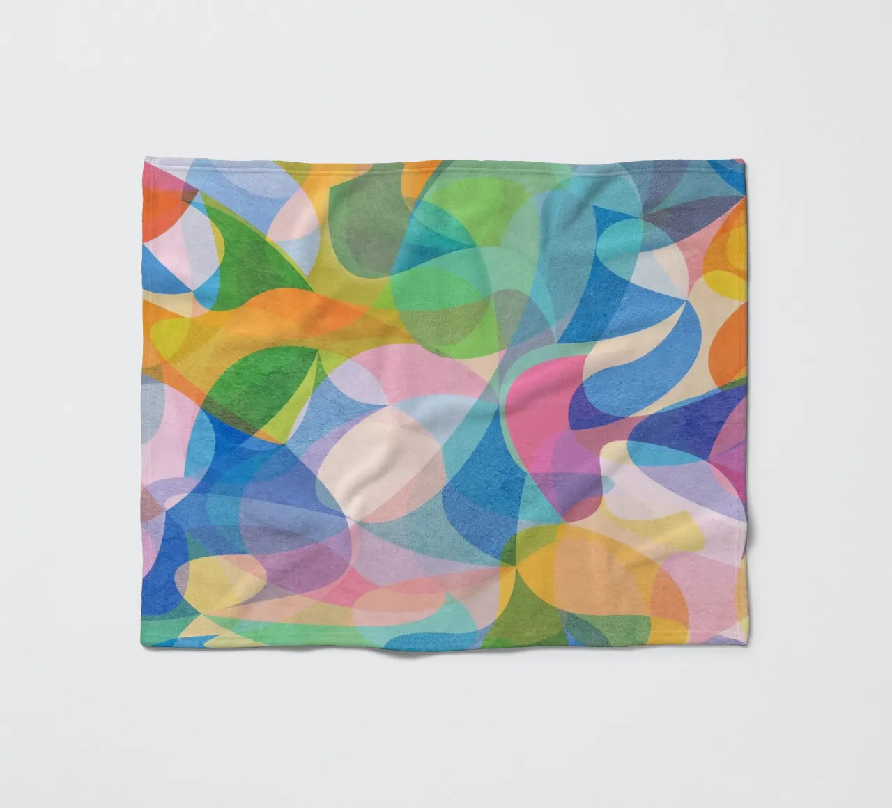 Abstract Colors coperta in pile da lovely lines