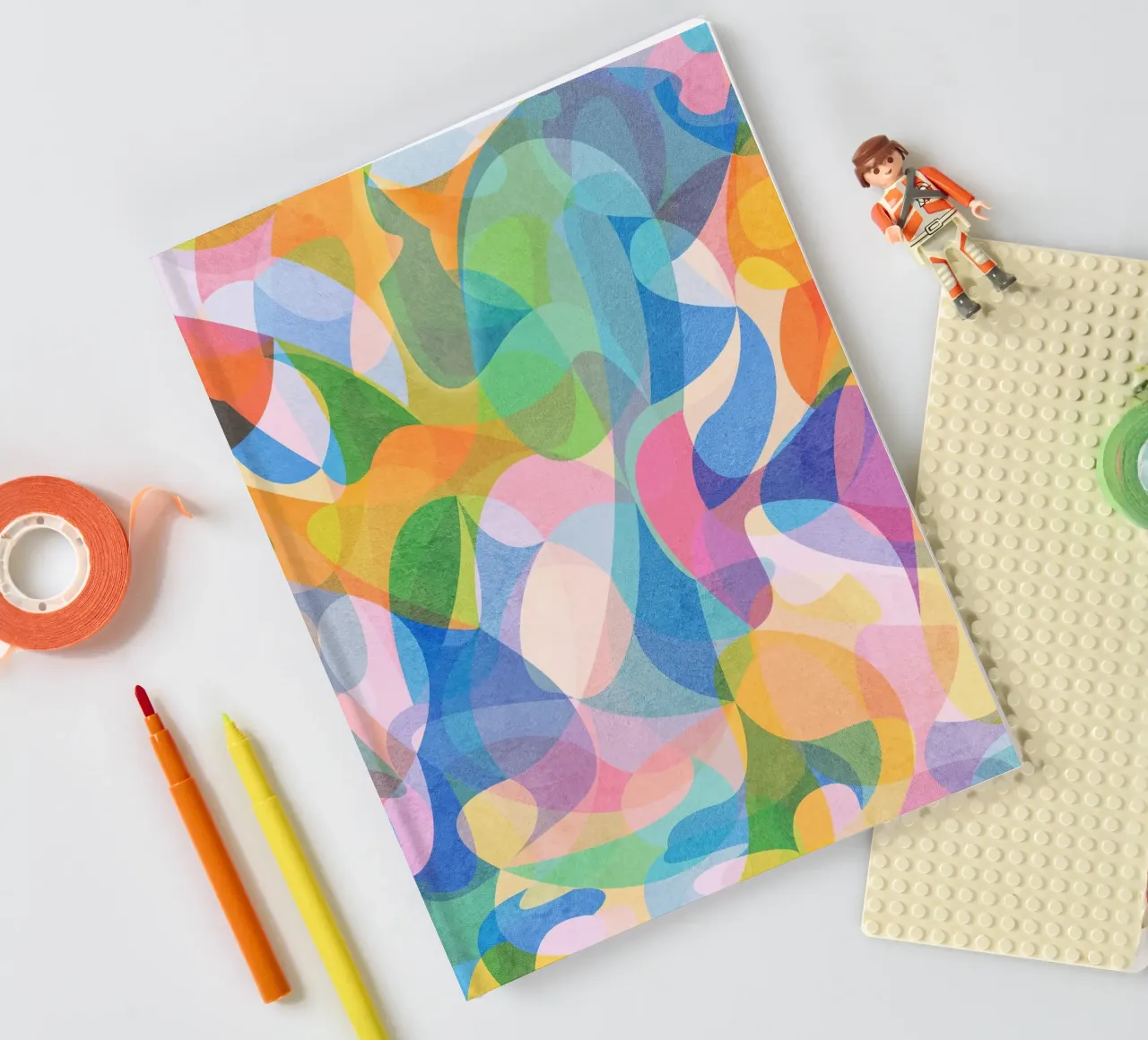 Abstract Colors notebook by lovely lines