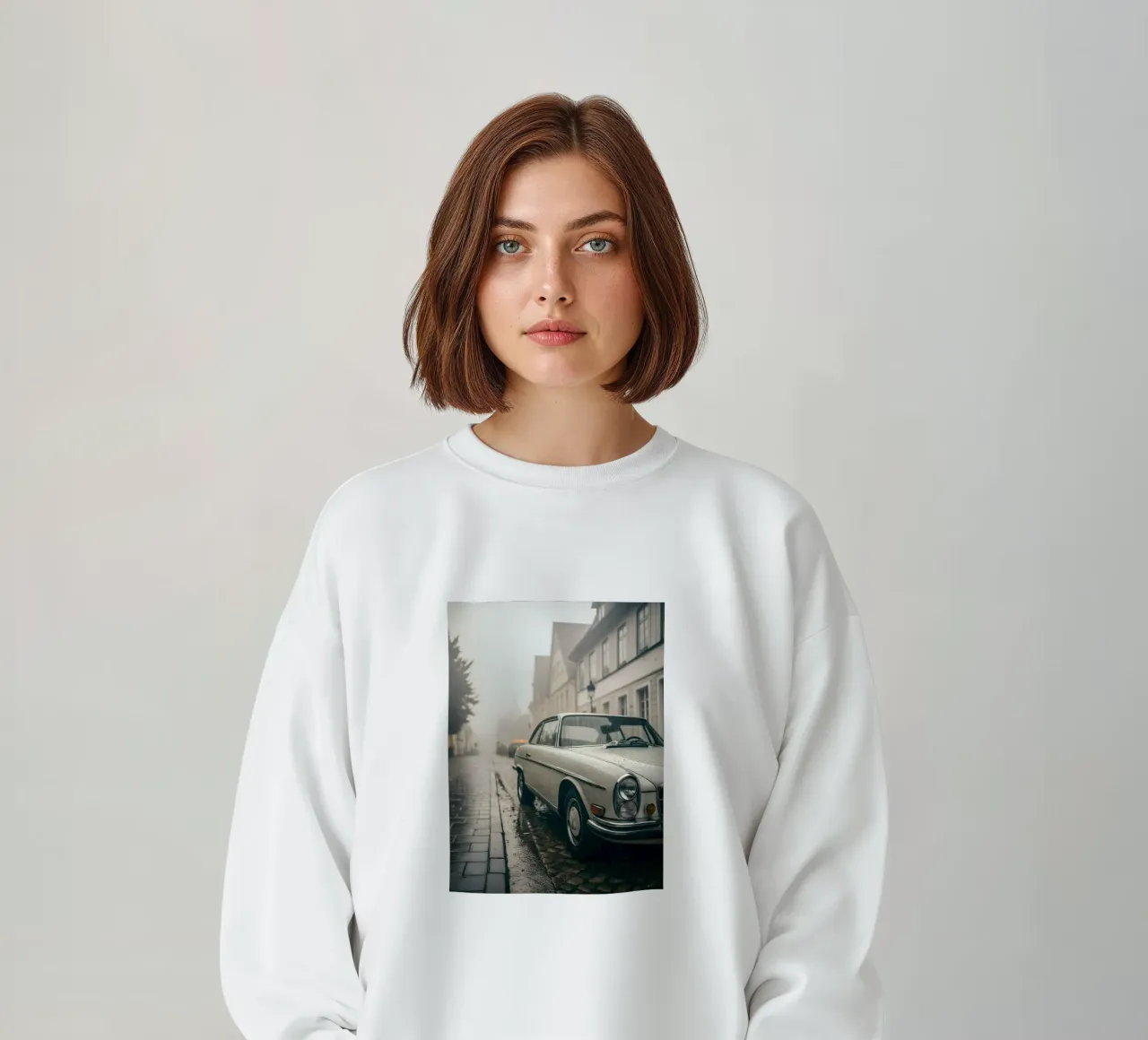 Oldtimer-Regen Sweatshirt von CAR EDITION