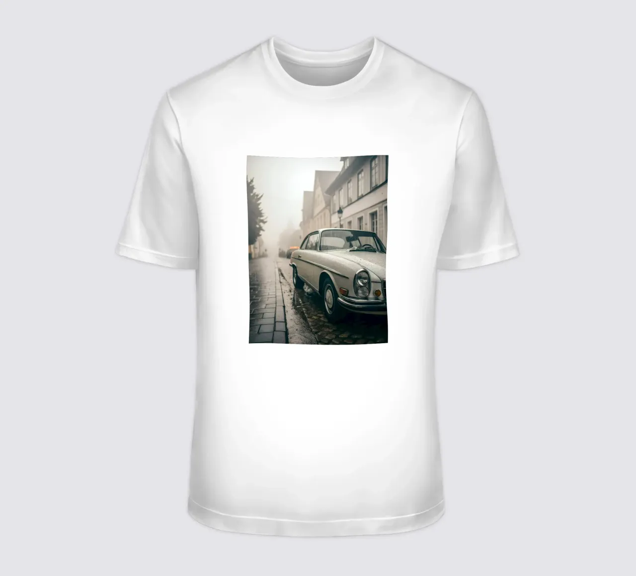 Oldtimer-Regen T-Shirt von CAR EDITION