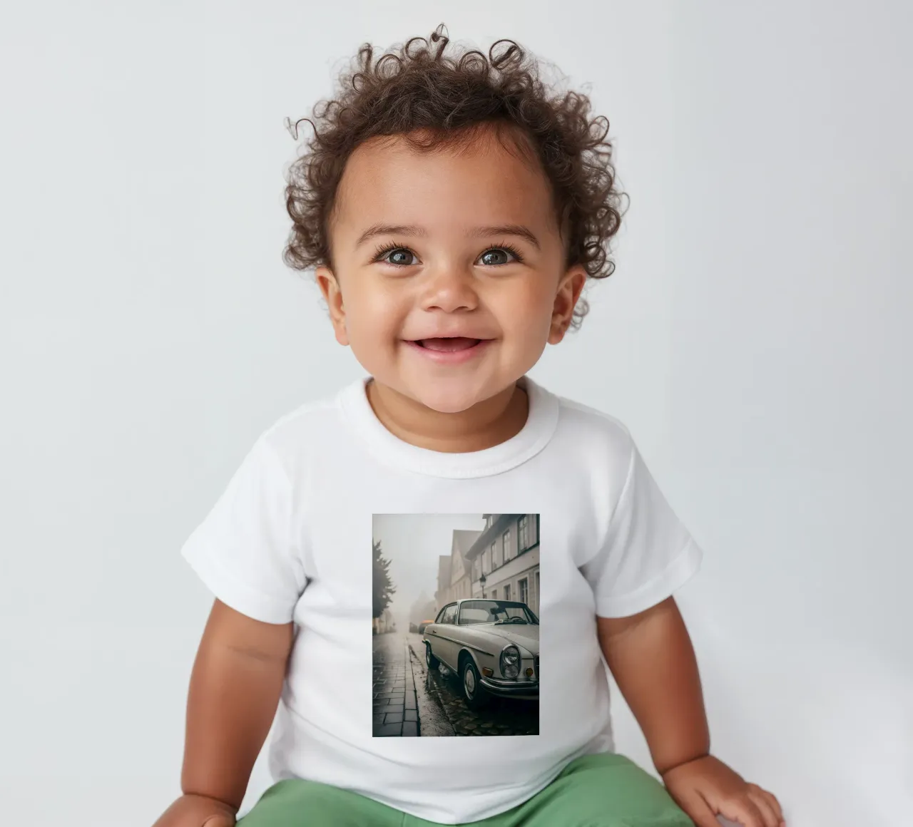 Classic Car Rain baby t-shirt by CAR EDITION