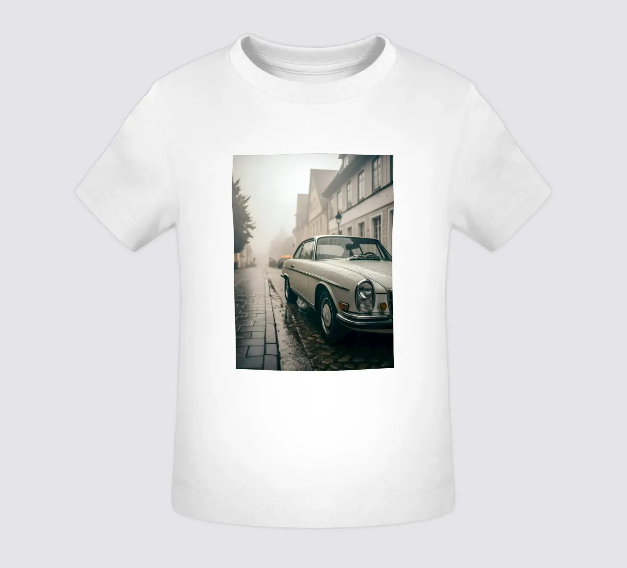Classic Car Rain baby t-shirt by CAR EDITION