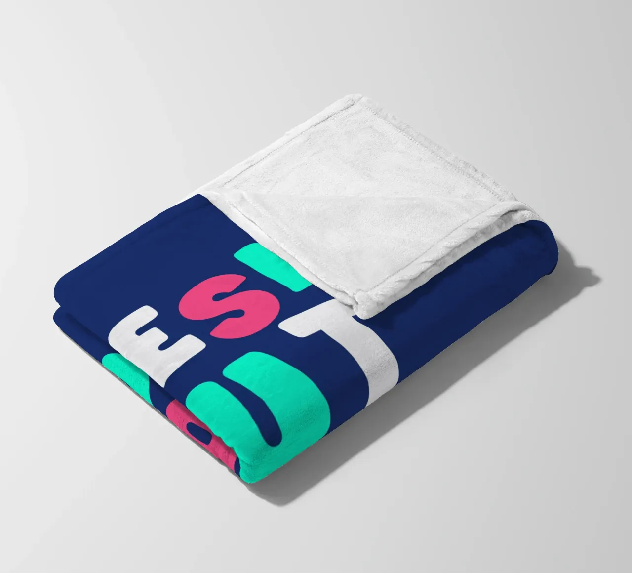 Fresh Out of Fucks Sassy Bold Sarcastic Typography Design coperta in pile da THE MOTIVATED TYPE