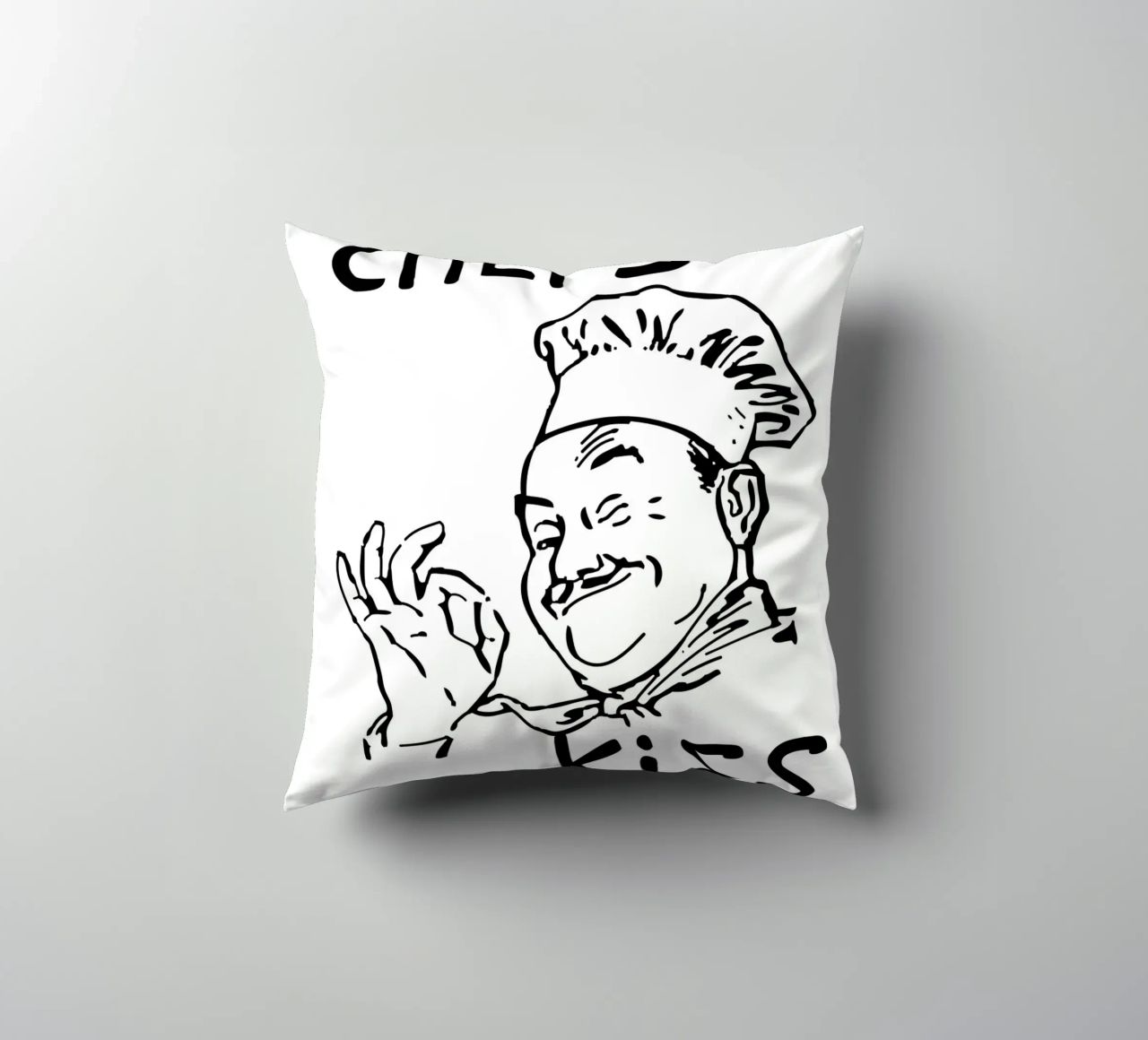 CHEFS KISS coussin de LisaArtes