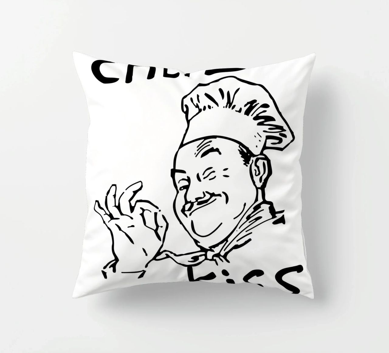 CHEFS KISS coussin de LisaArtes