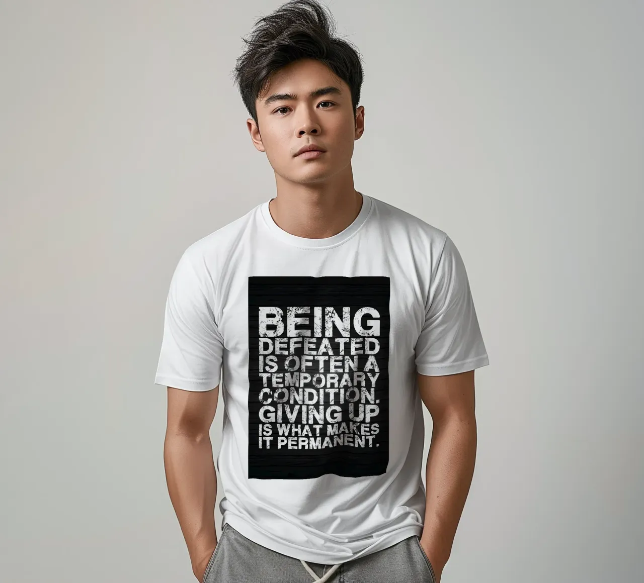 Cadere sette volte t-shirt da Aara