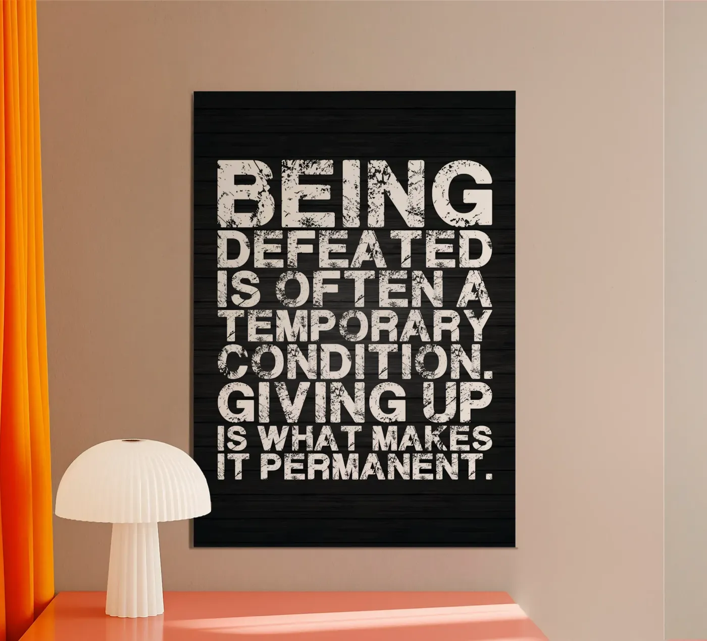 Cadere sette volte poster da Aara