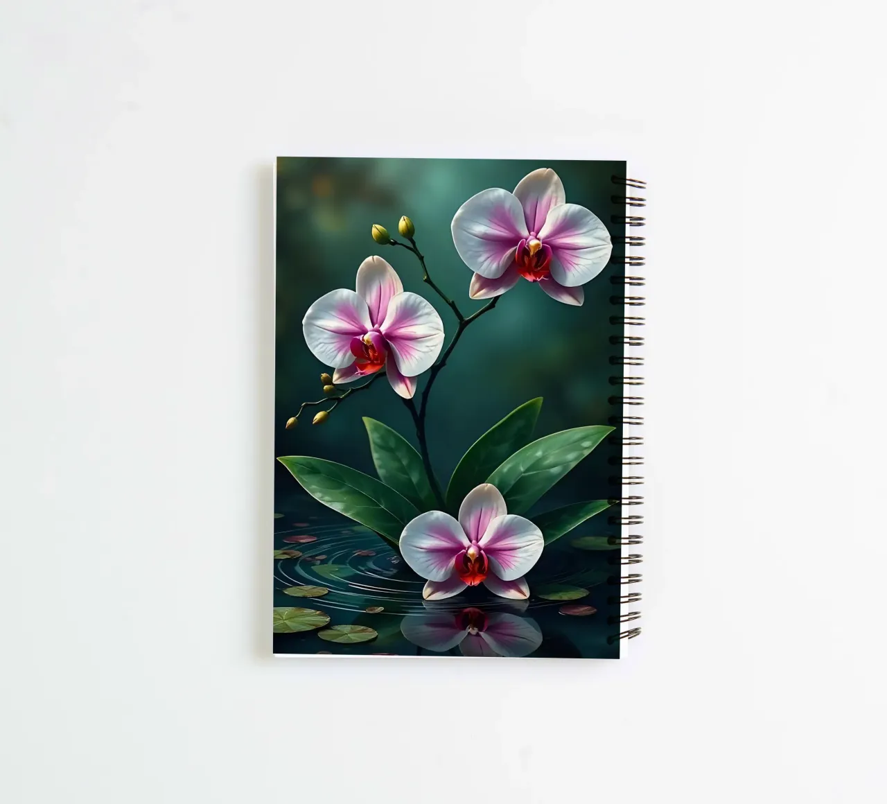 Style_orchidée_A_4 carnet à spirale de Farb- und Blütenzauber by LK