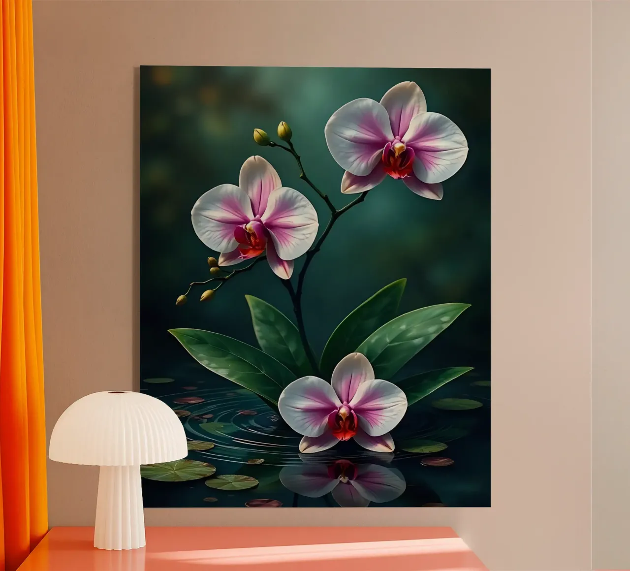 Orquídea_estilo_A_4 metacrilato de Farb- und Blütenzauber by LK