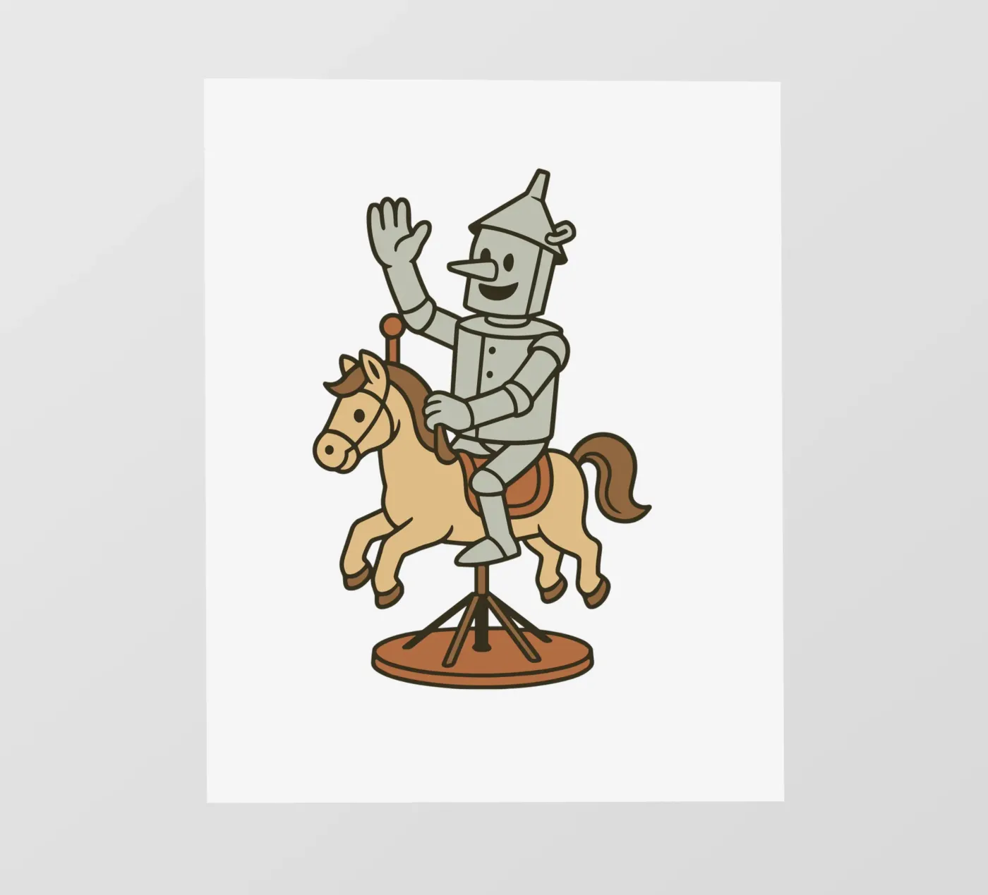Tin man fotobehang van edsonramosart