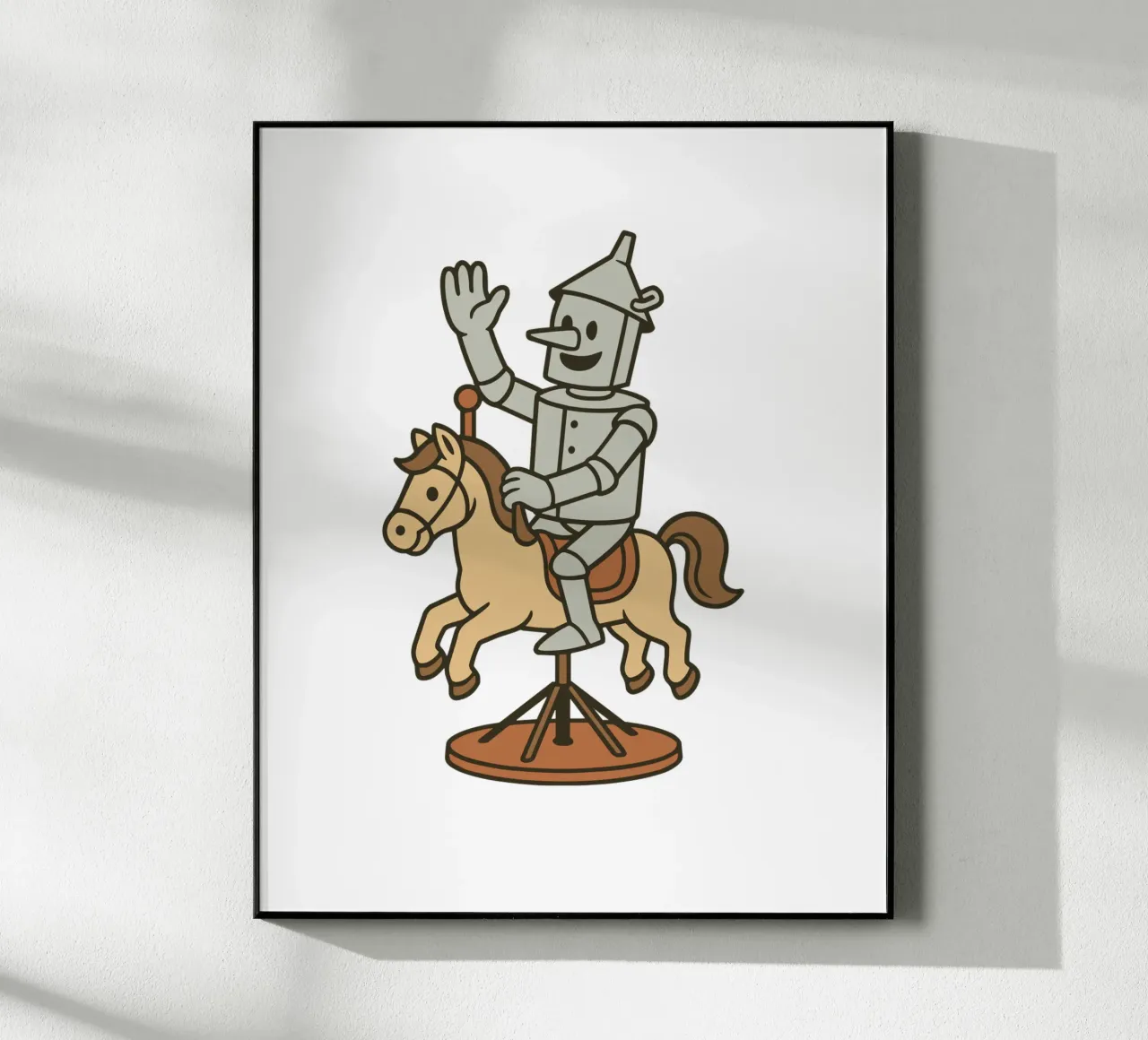 Tin man acryl van edsonramosart