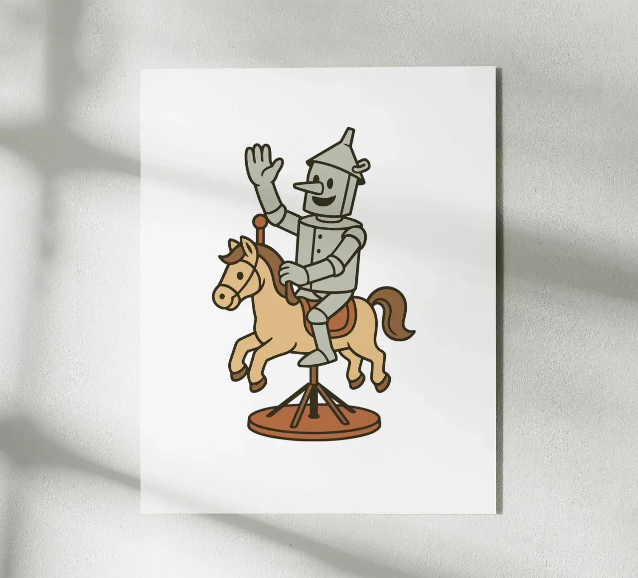 Tin man acryl van edsonramosart