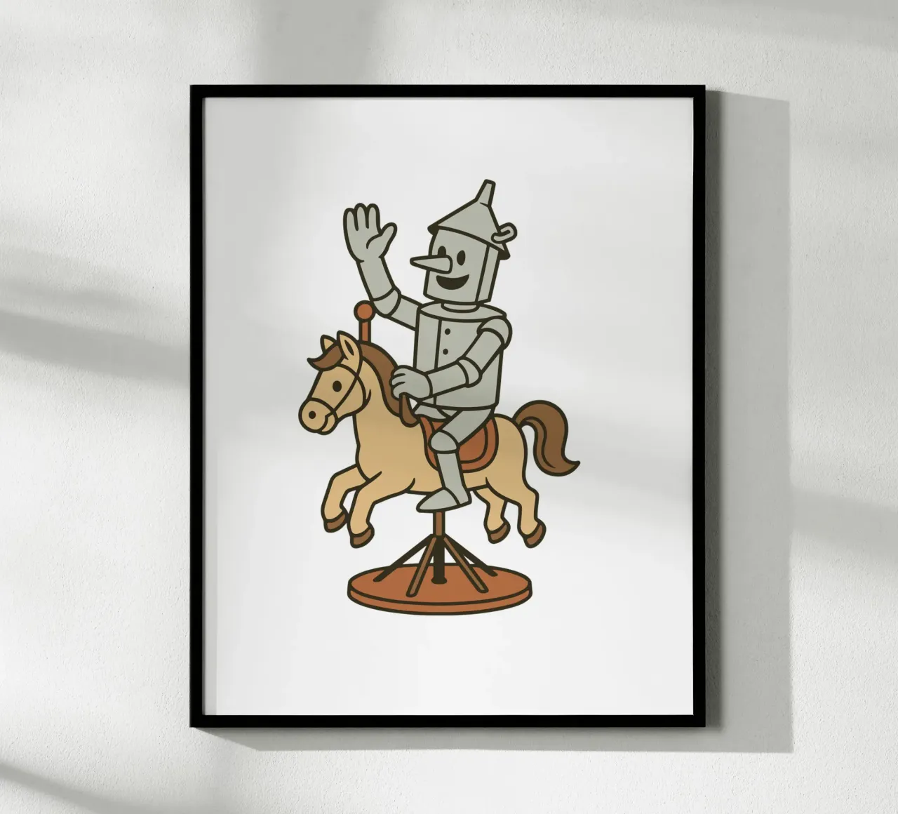 Tin man poster con telaio in plastica da edsonramosart