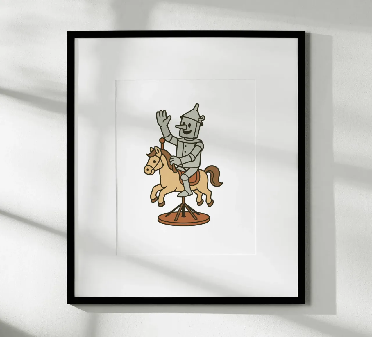 Tin man poster con telaio in plastica da edsonramosart