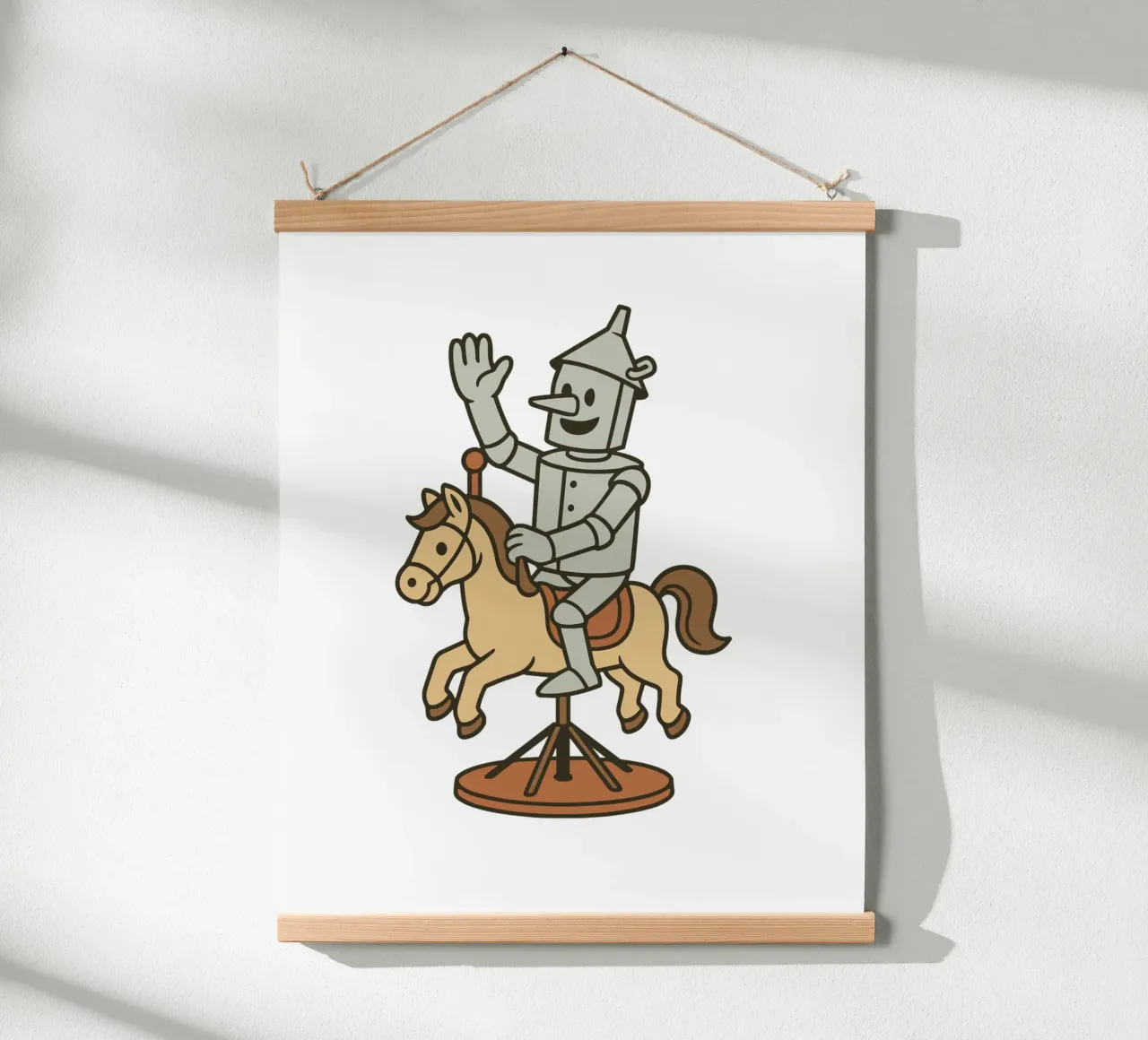 Tin man poster con telaio in plastica da edsonramosart