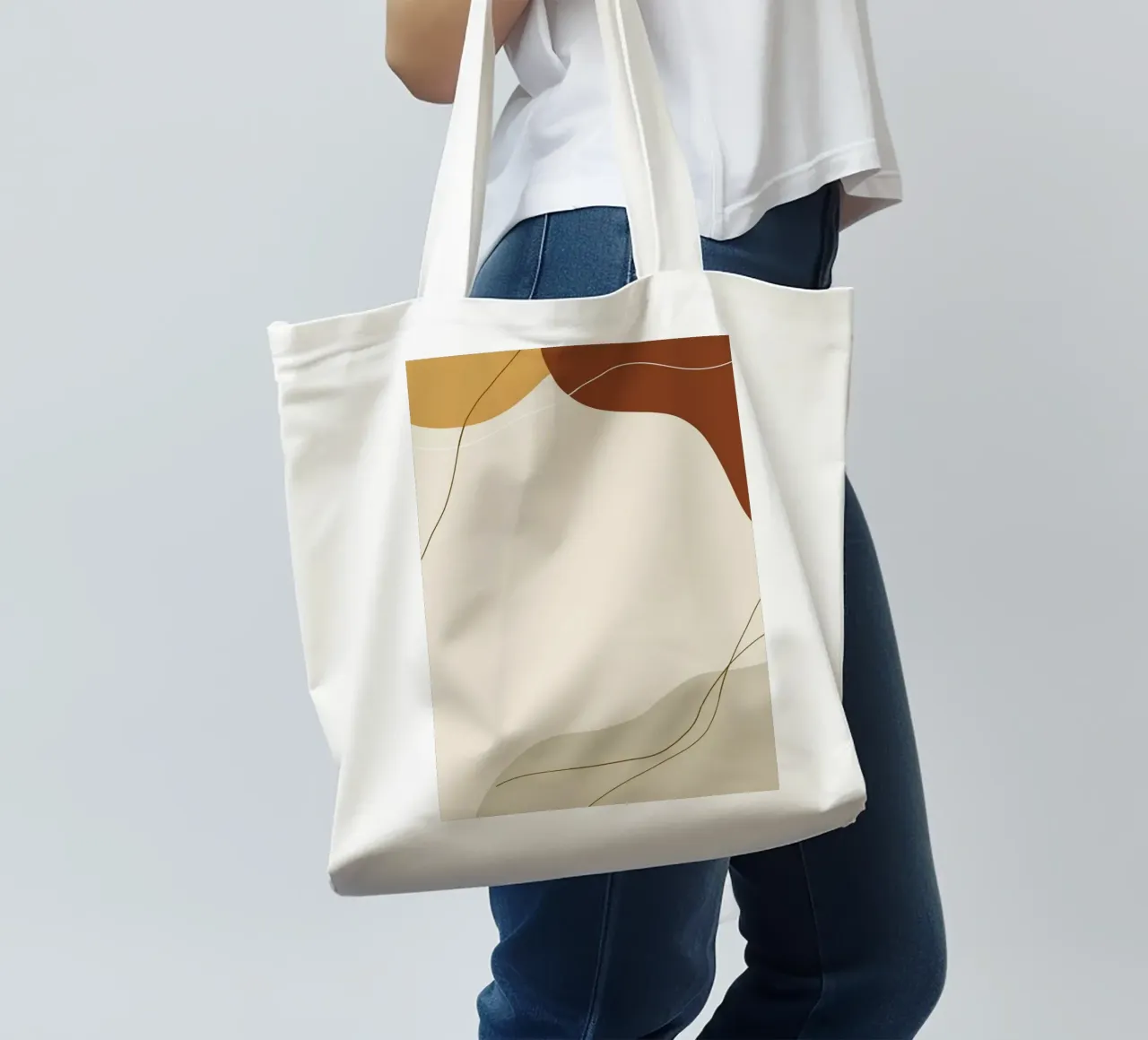 Movement 3 borsa in juta da Pure
