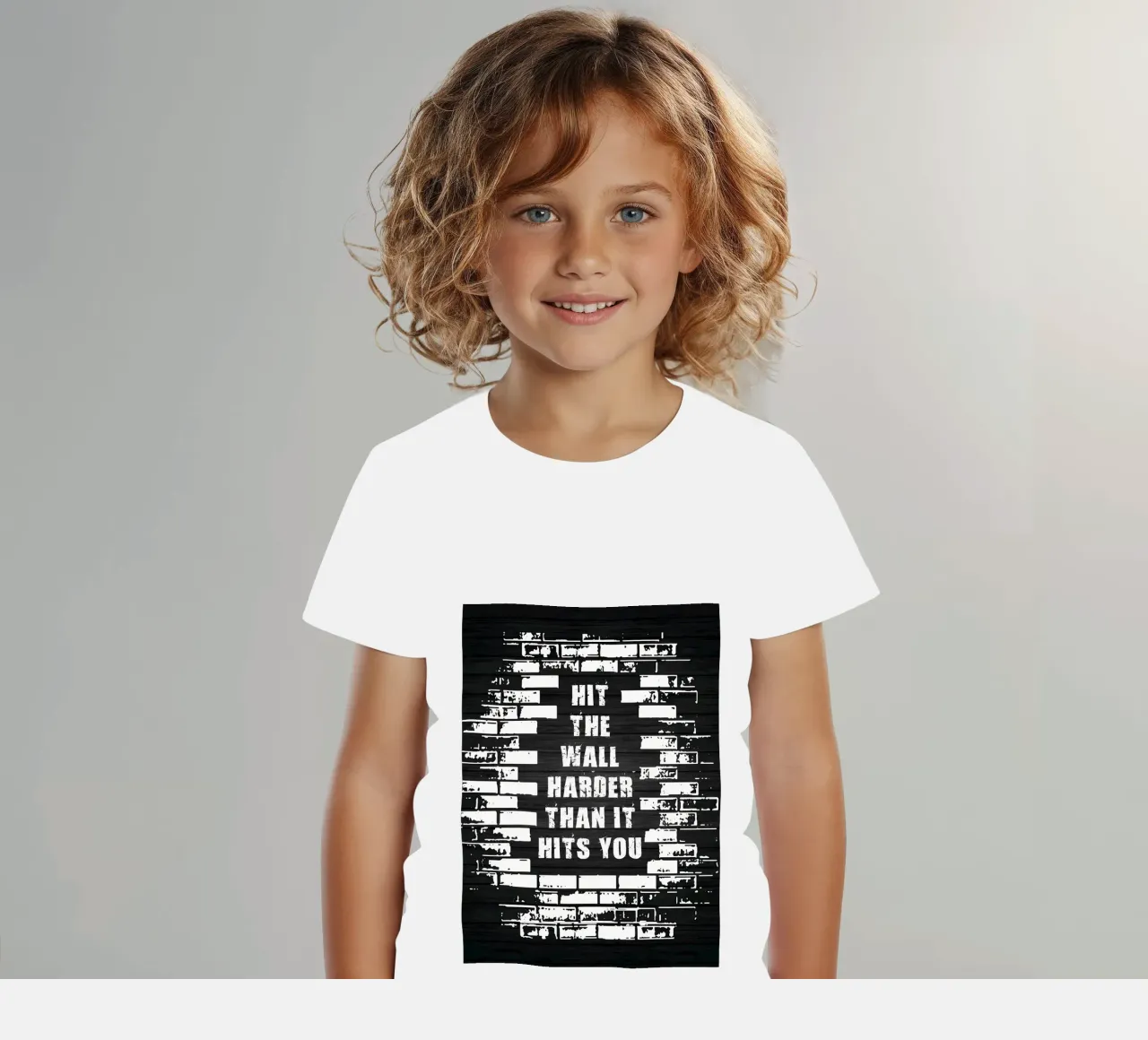 Fear Being Average t-shirt bambini da Aara