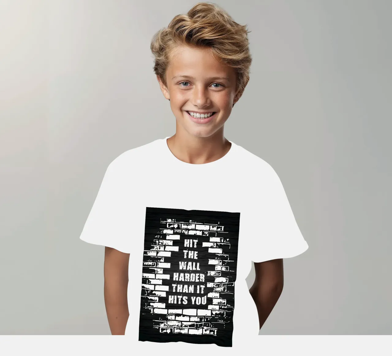 Fear Being Average t-shirt bambini da Aara