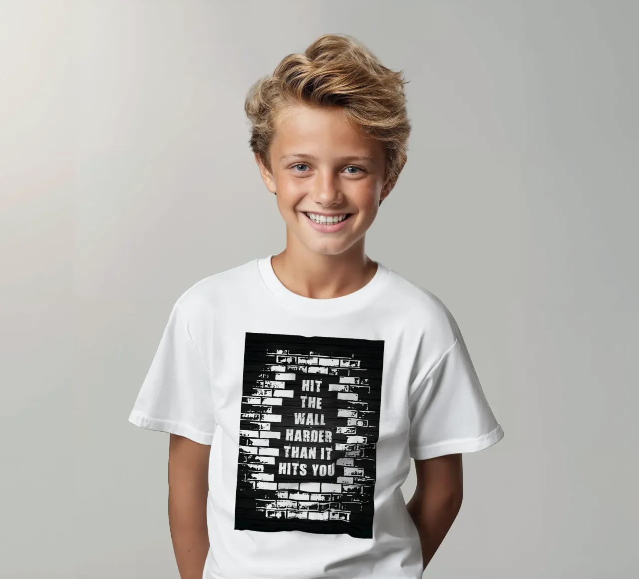 Fear Being Average t-shirt bambini da Aara
