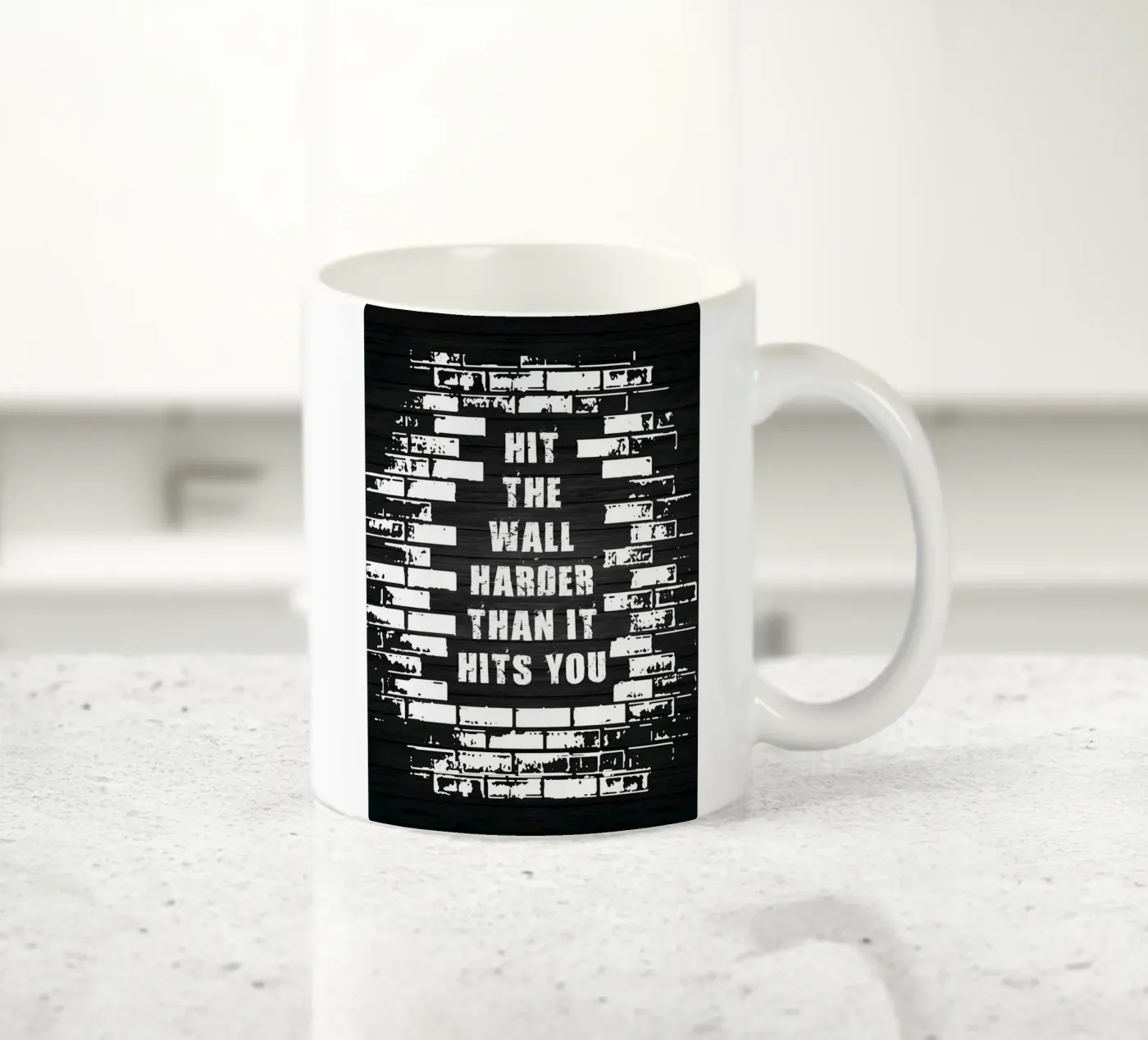 Fear Being Average ceramic mug by Aara