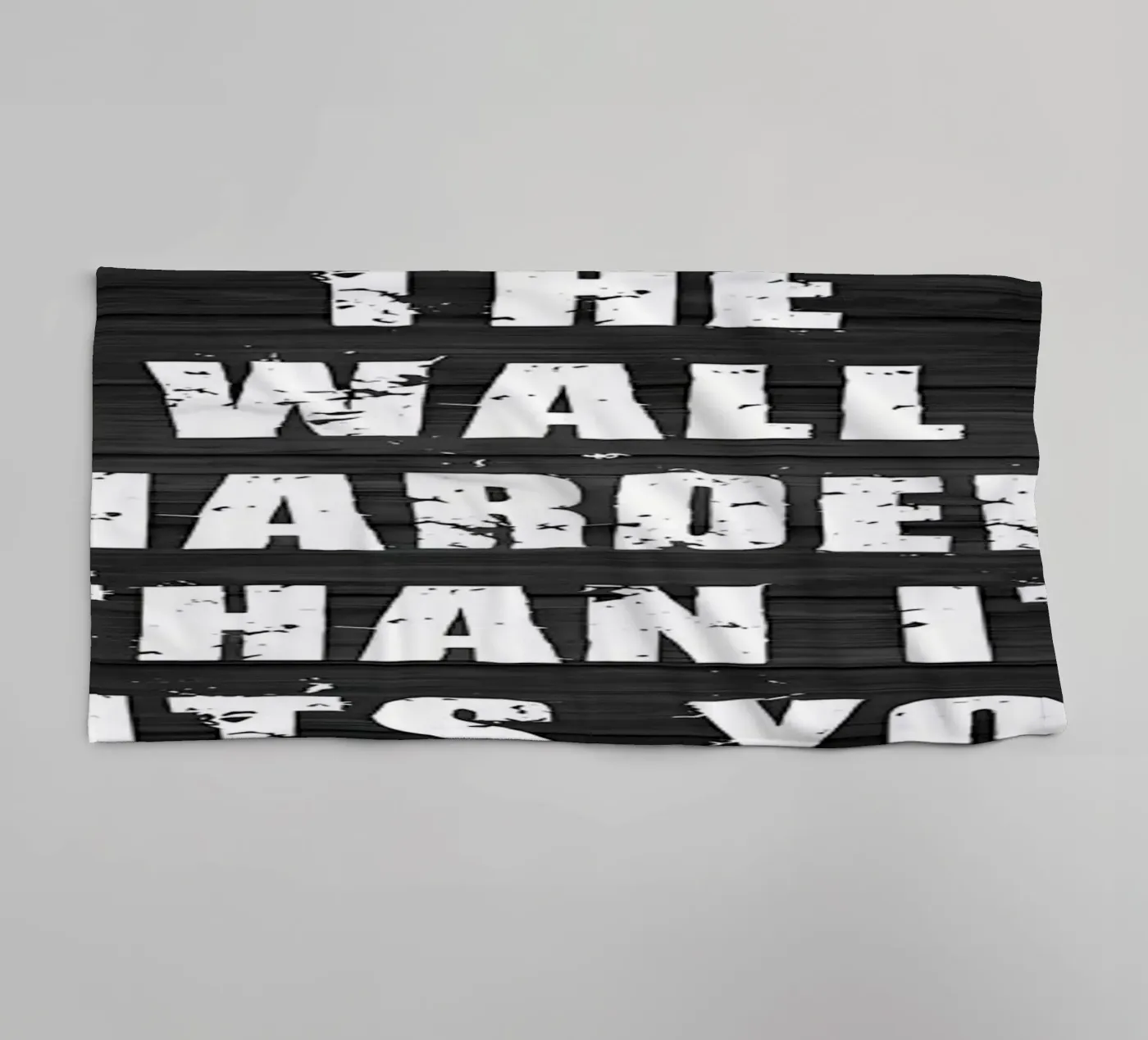 Fear Being Average towel by Aara