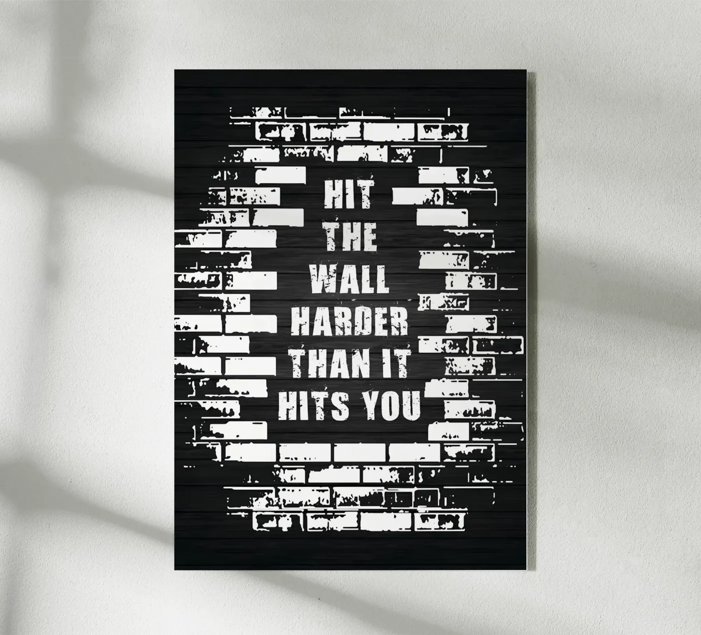 La peur d'être dans la moyenne plexiglas de Aara