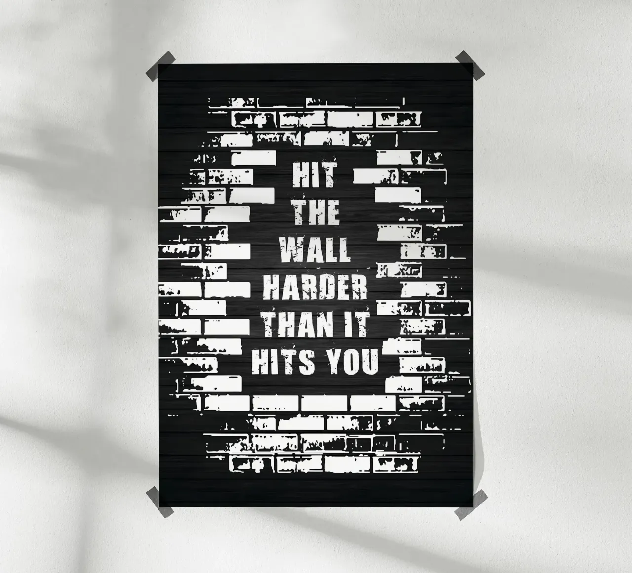 Fear Being Average poster by Aara