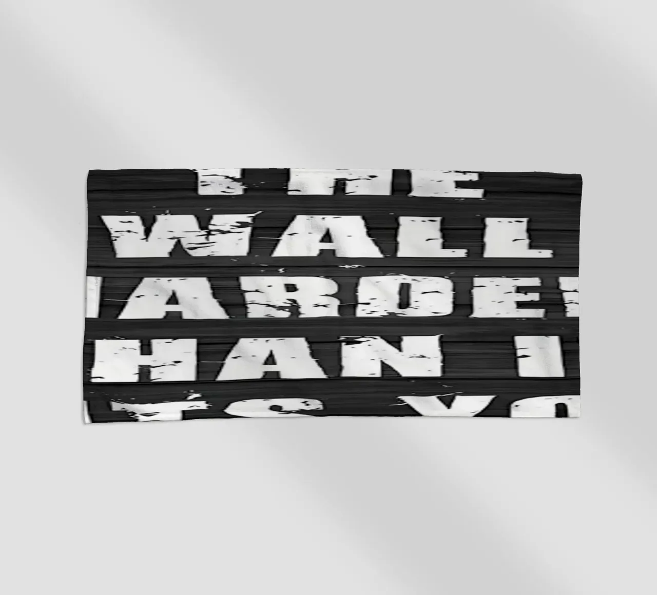 Fear Being Average beach towel by Aara