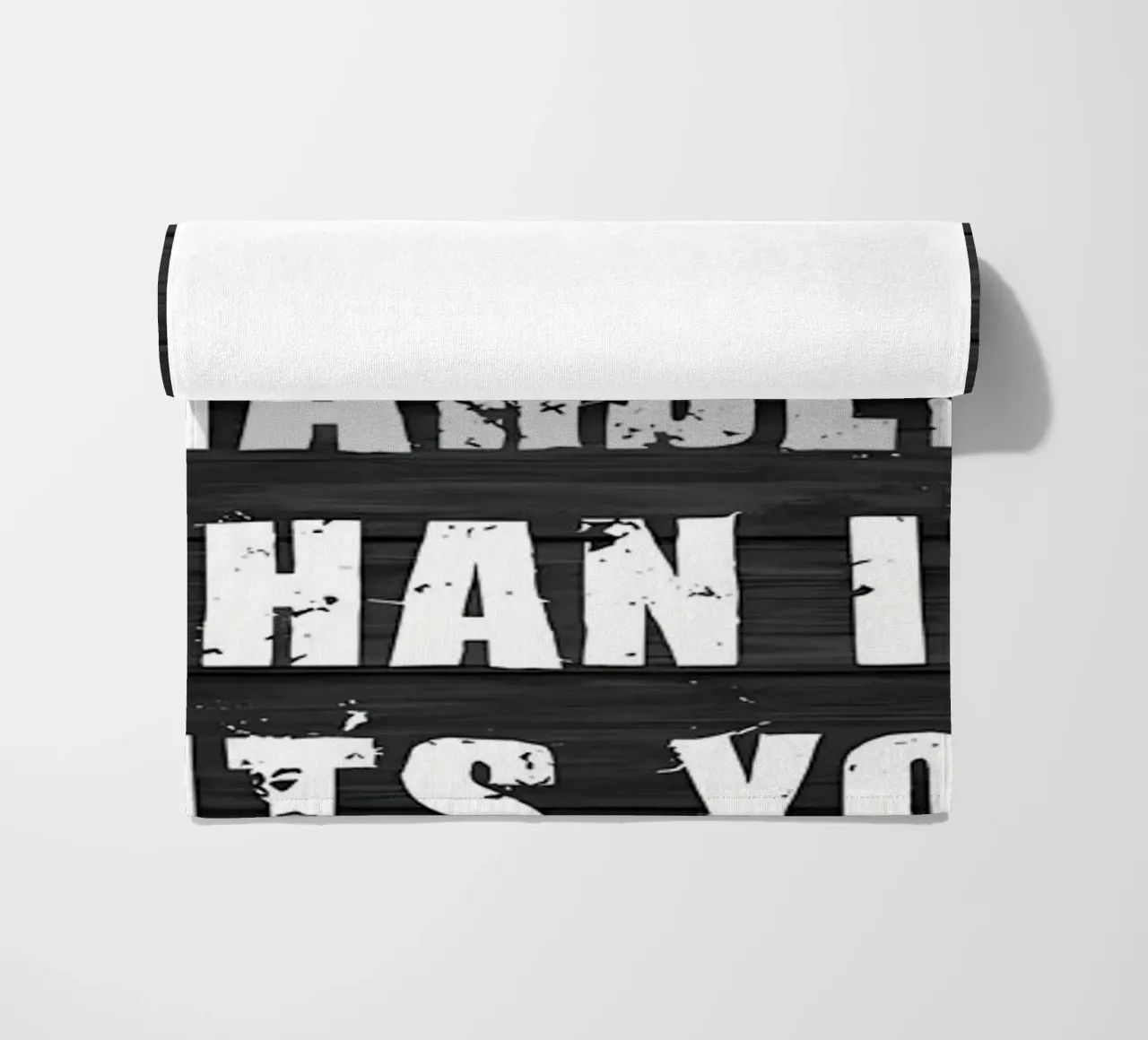 Fear Being Average beach towel by Aara