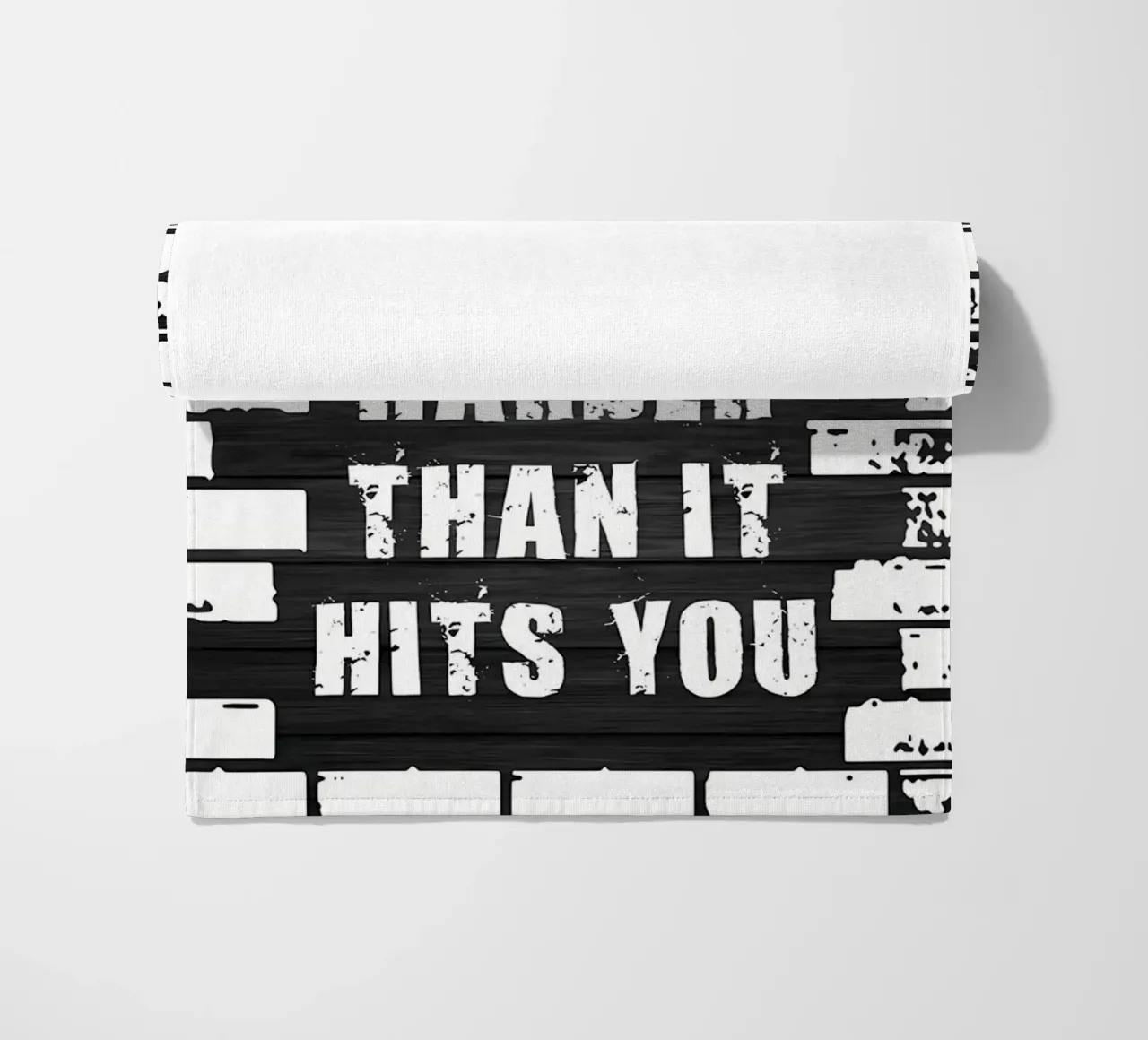 Fear Being Average beach towel by Aara