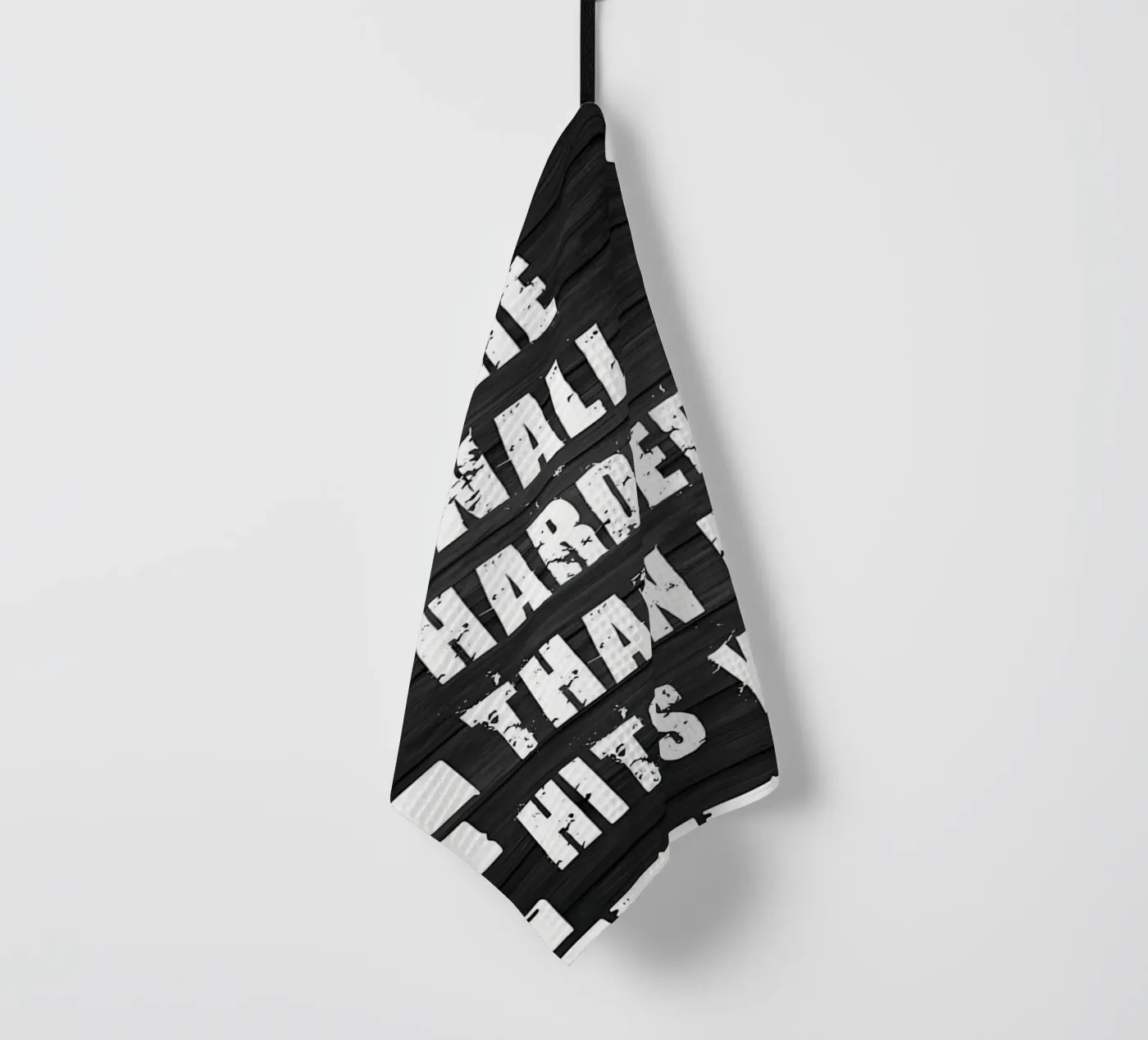 Fear Being Average tea towel by Aara