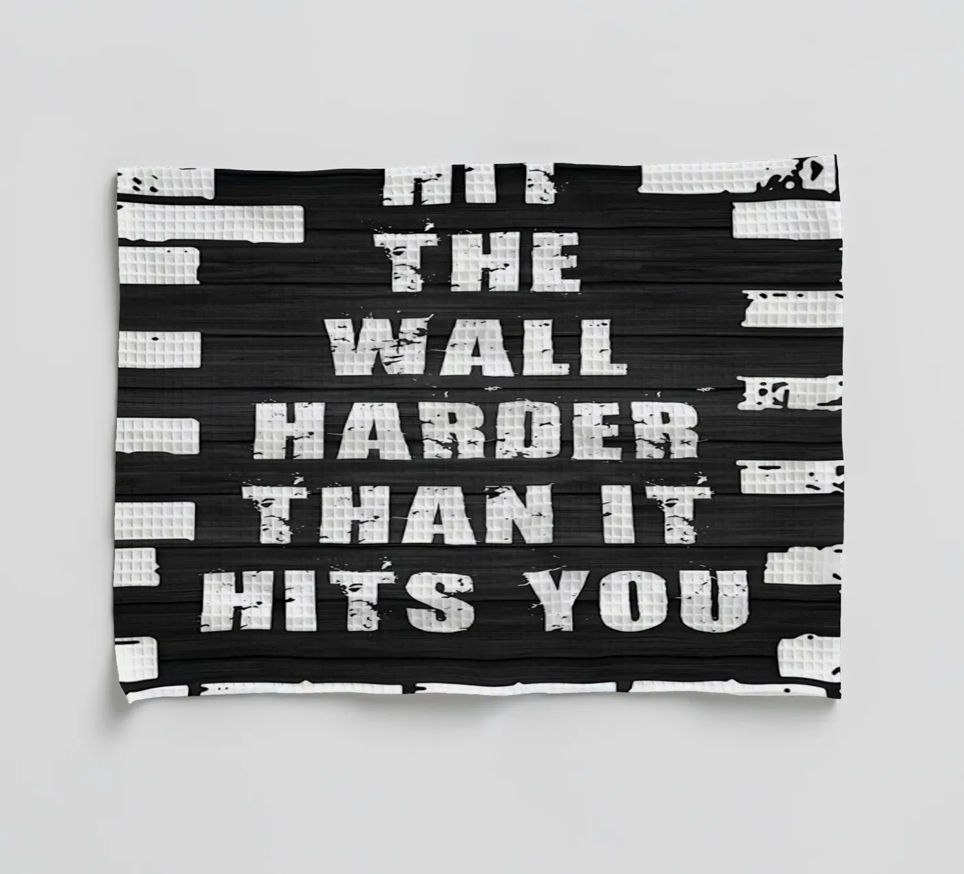 Fear Being Average tea towel by Aara