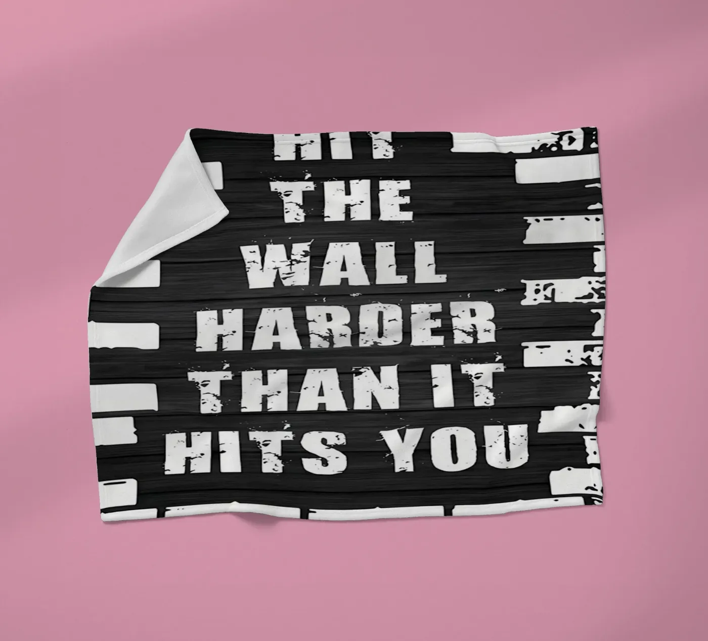Fear Being Average fleece blanket by Aara