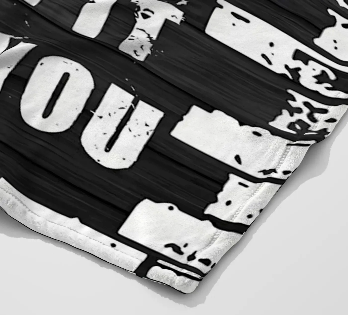 Fear Being Average Fleecedecke von Aara