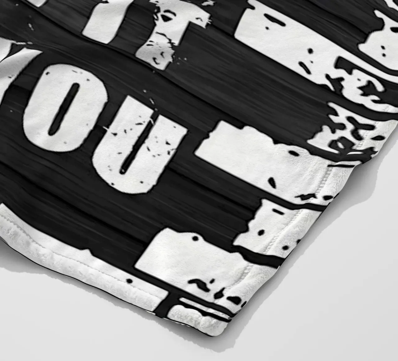 Angst om gemiddeld te zijn fleecedeken van Aara