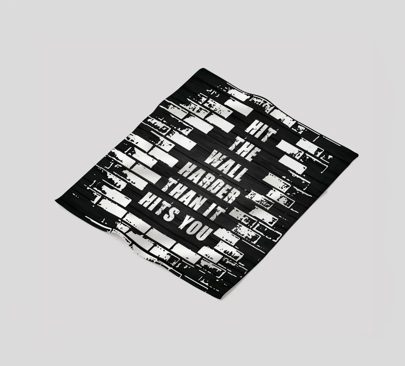 Fear Being Average fleece blanket by Aara