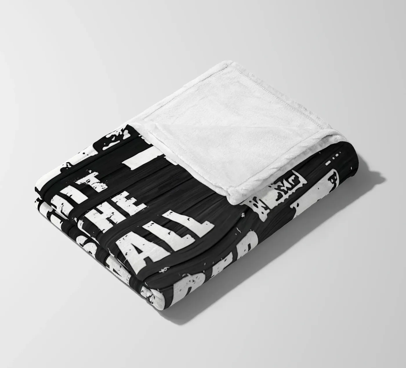Fear Being Average fleece blanket by Aara