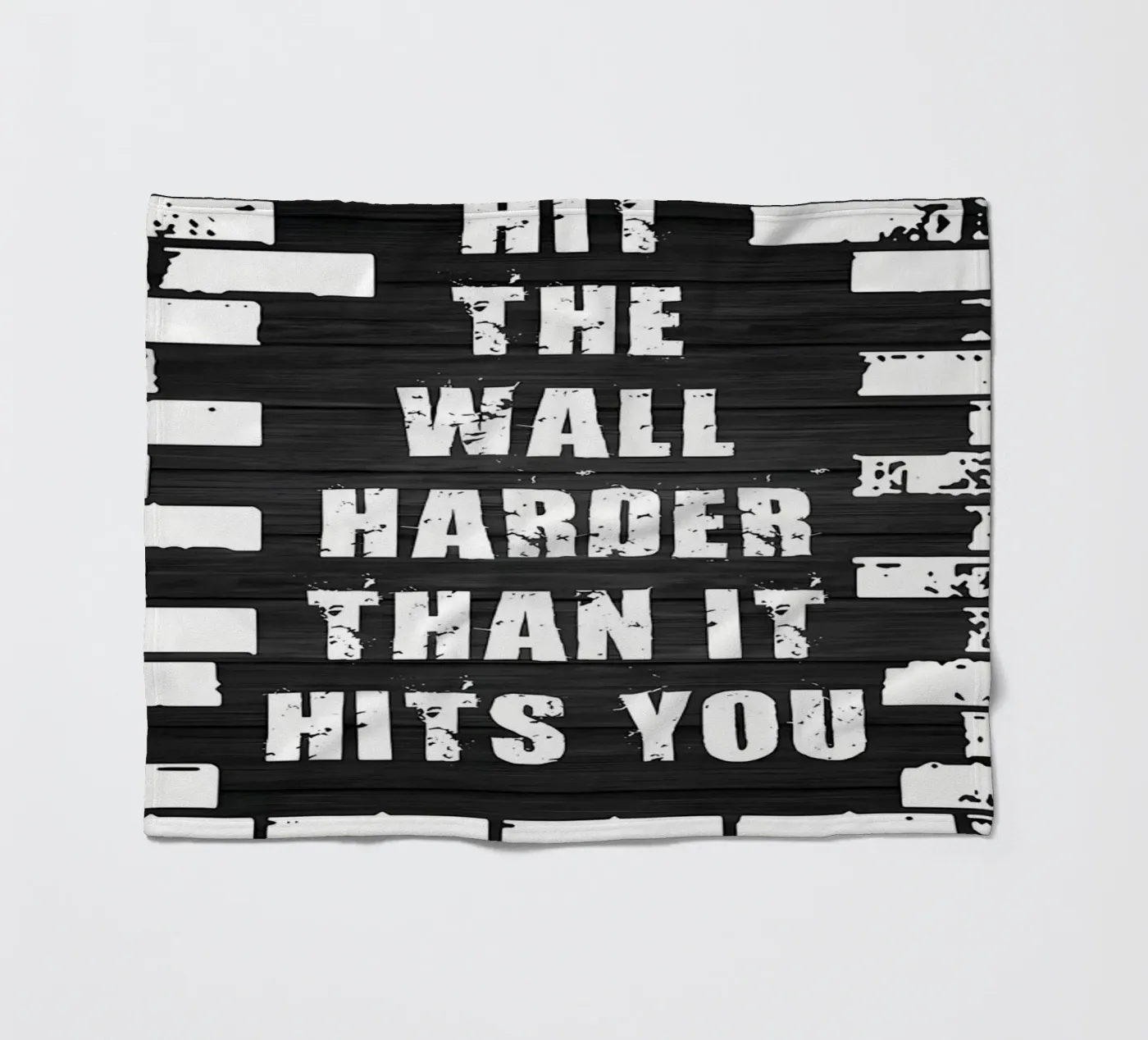 Fear Being Average fleece blanket by Aara