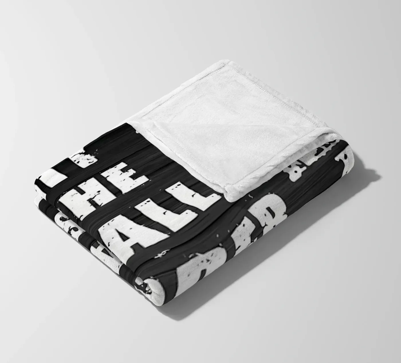 Fear Being Average fleece blanket by Aara