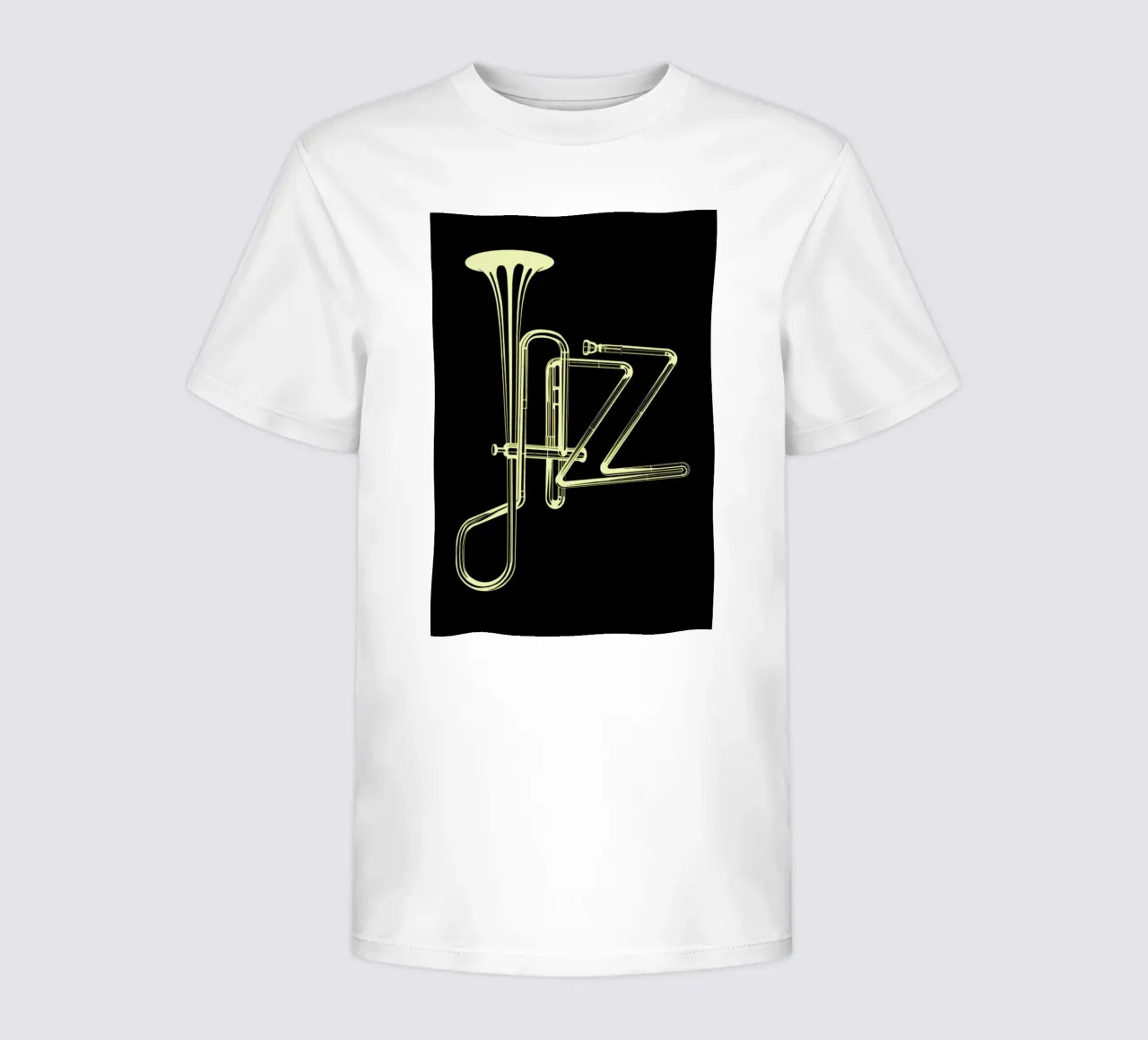 jazz poster Kinder T-Shirt von Marcin Plonka