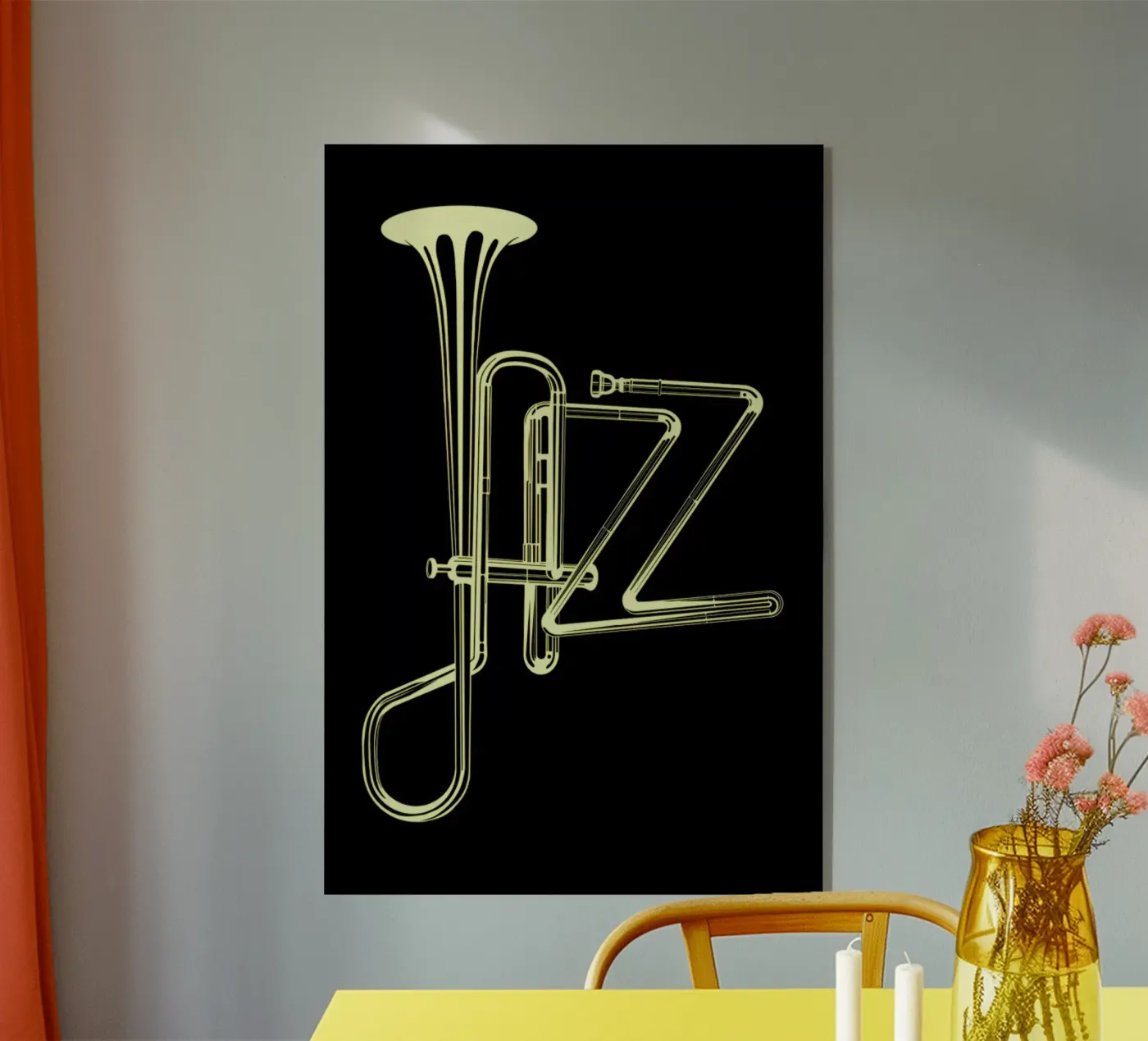 jazz poster Acryl-Glas von Marcin Plonka