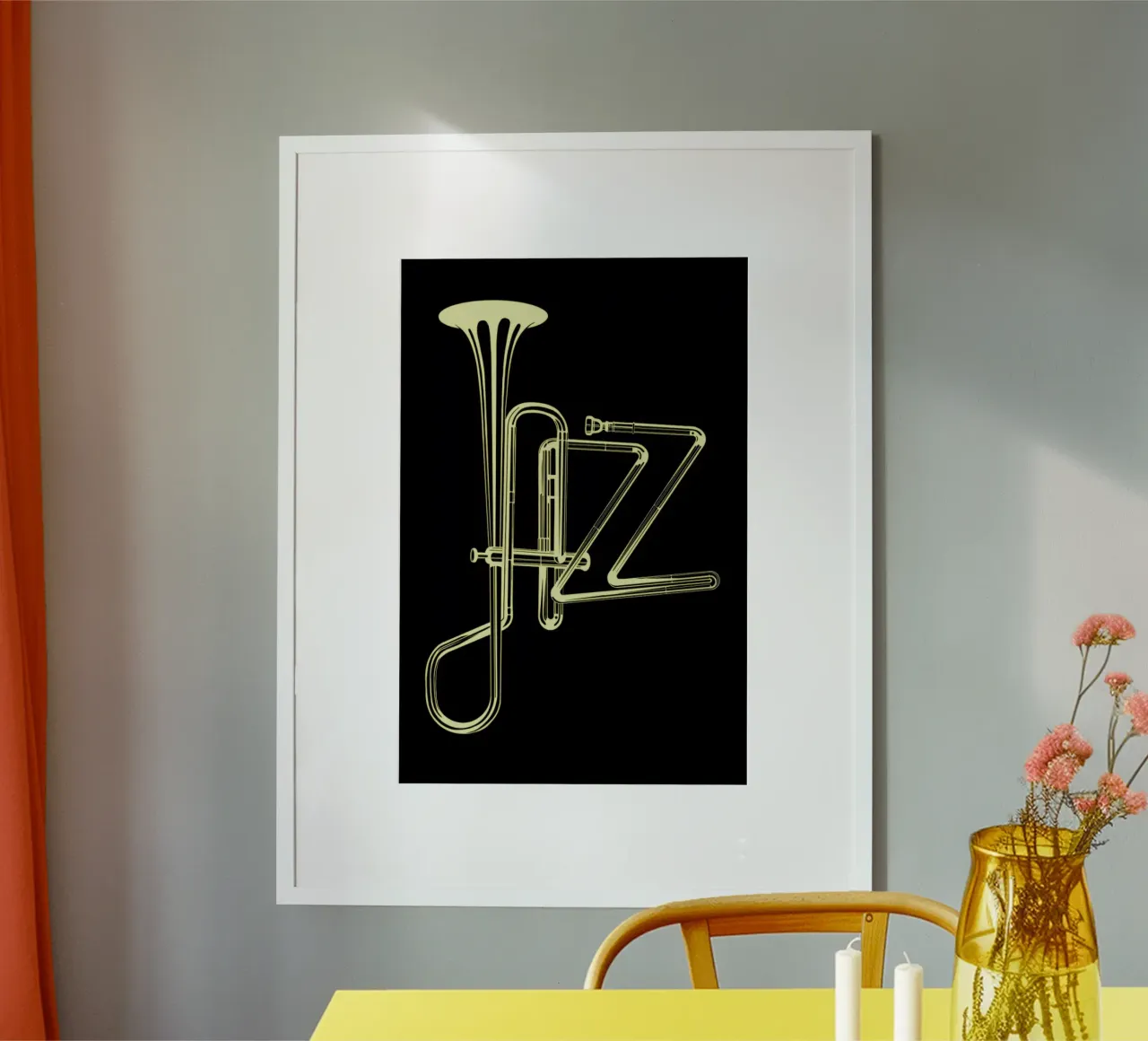 jazz poster Poster von Marcin Plonka
