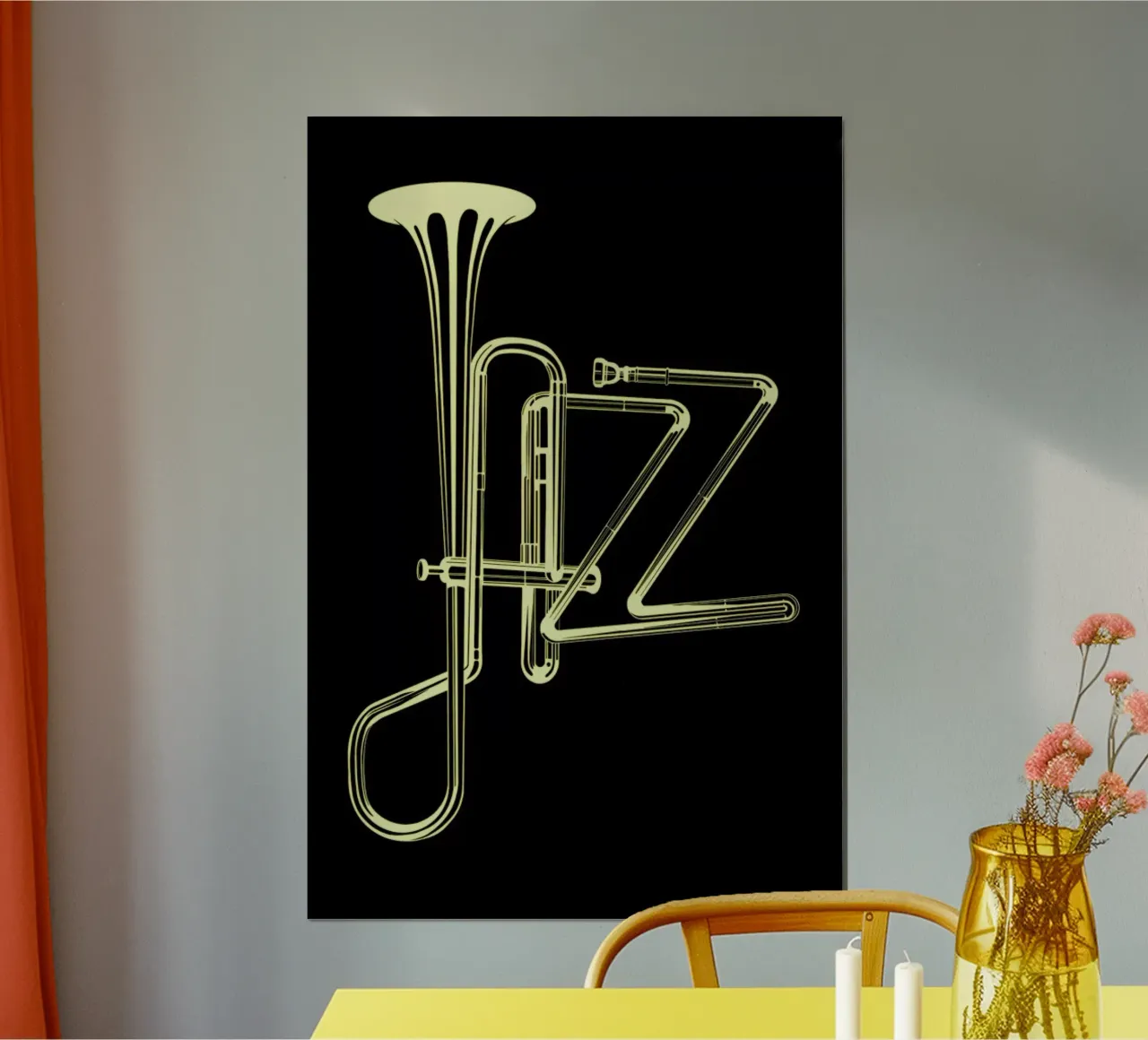 jazz poster Poster von Marcin Plonka
