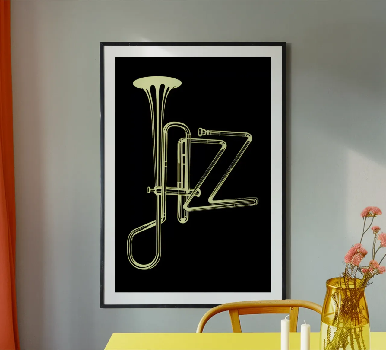 jazz poster Poster von Marcin Plonka